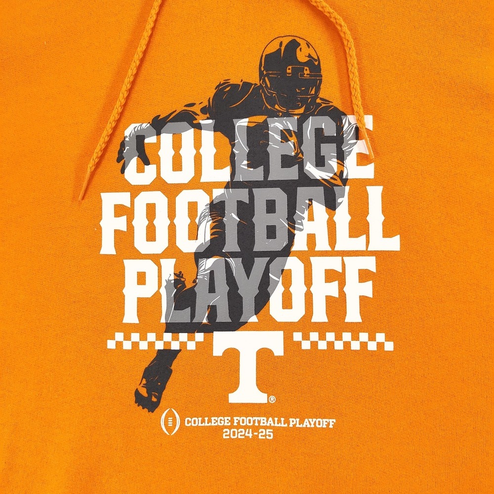Tennessee Volunteers Hoodie Mens Large Orange Hanes CFP 2024-25 College Playoff - Picture 5 of 16